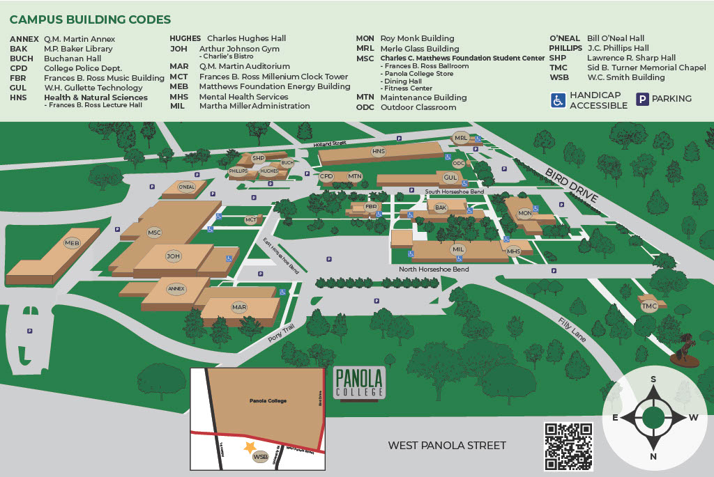 Panola College - Carthage Campus Map